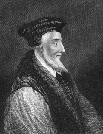 1324-1384; ジョン ・ ウィクリフ、英語聖書翻訳および改革者の